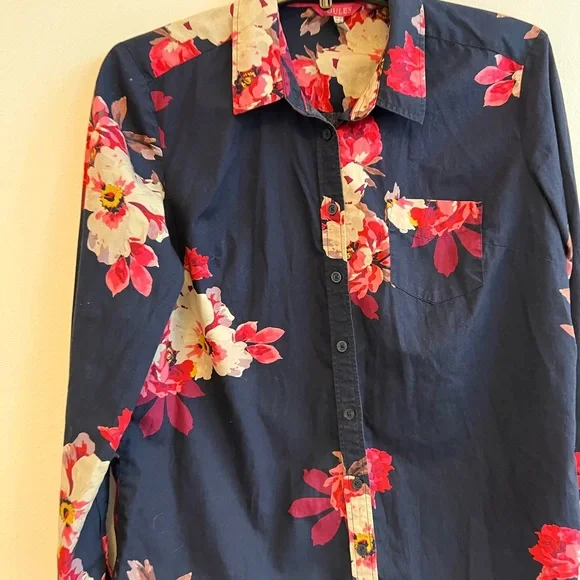 Joules floral shirt exc con size 12 - Picture 4 of 13